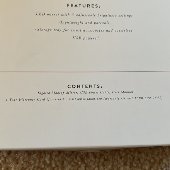 NIB Lighted Makeup Mirror - Picture 8 of 8